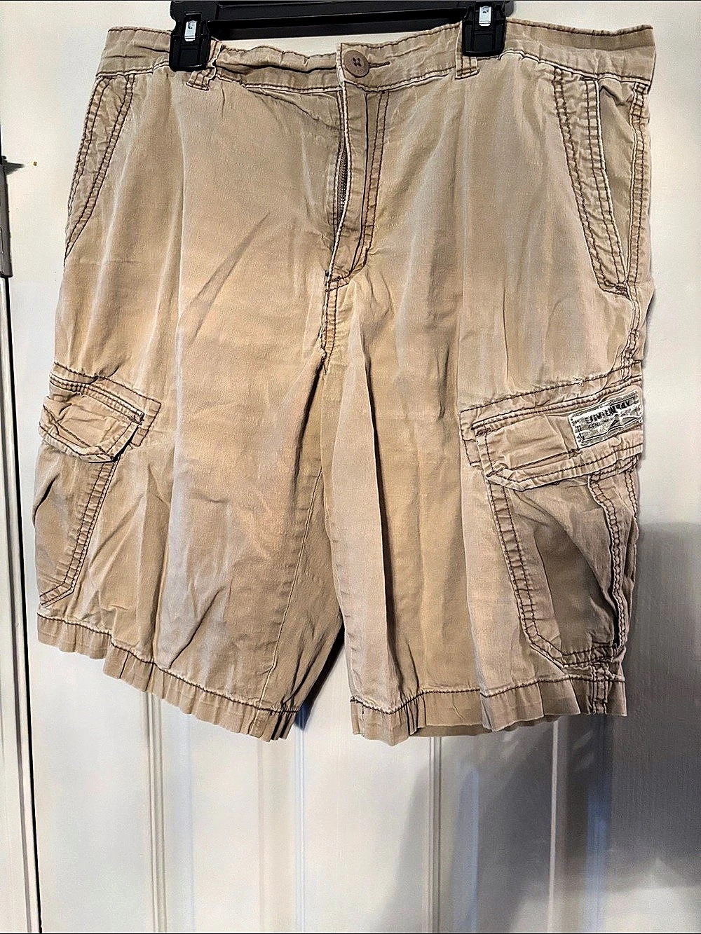 Unionbay Cargo Shorts in Beige Waist 34